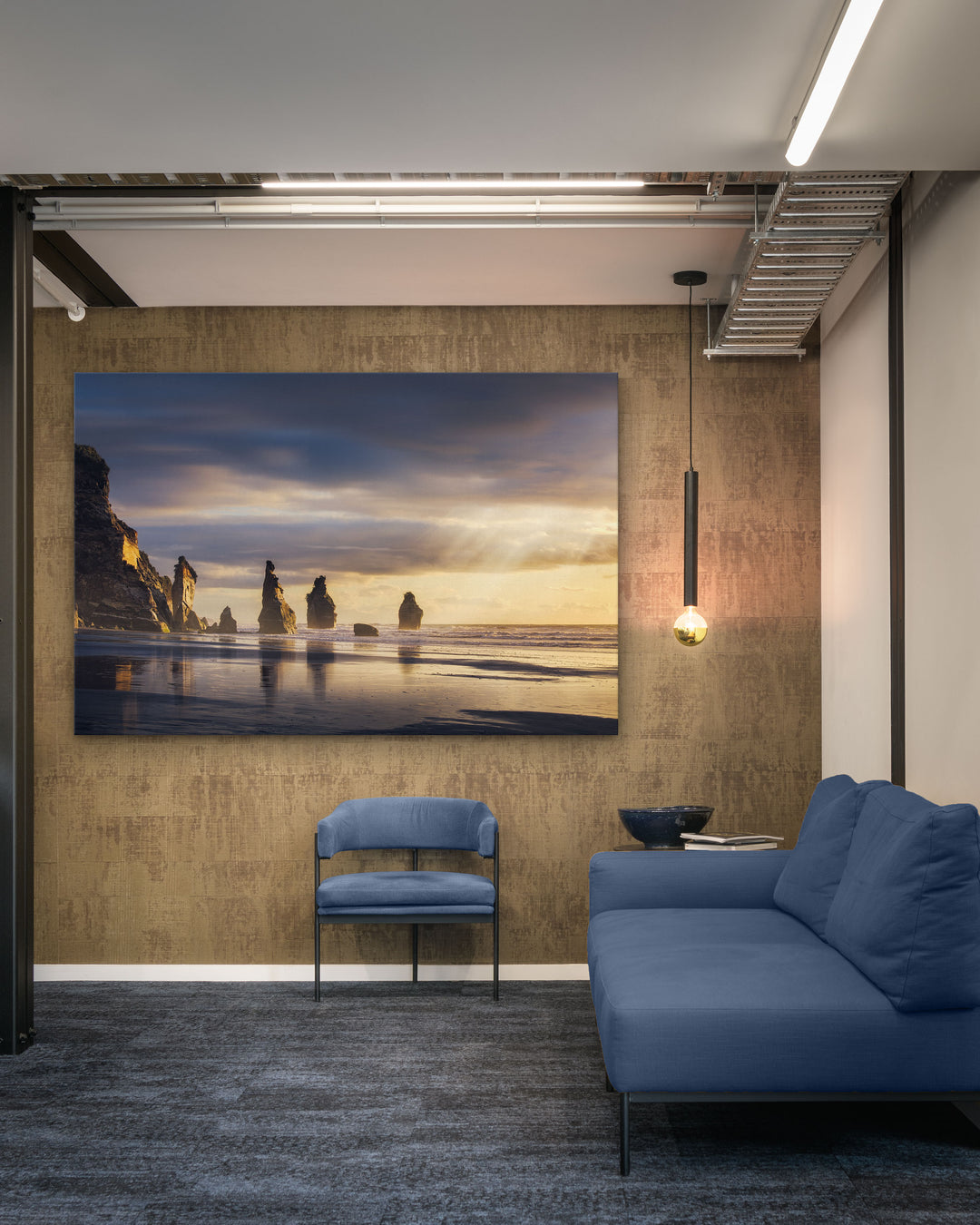 Tongaporutu - The Three Sisters at Sunset