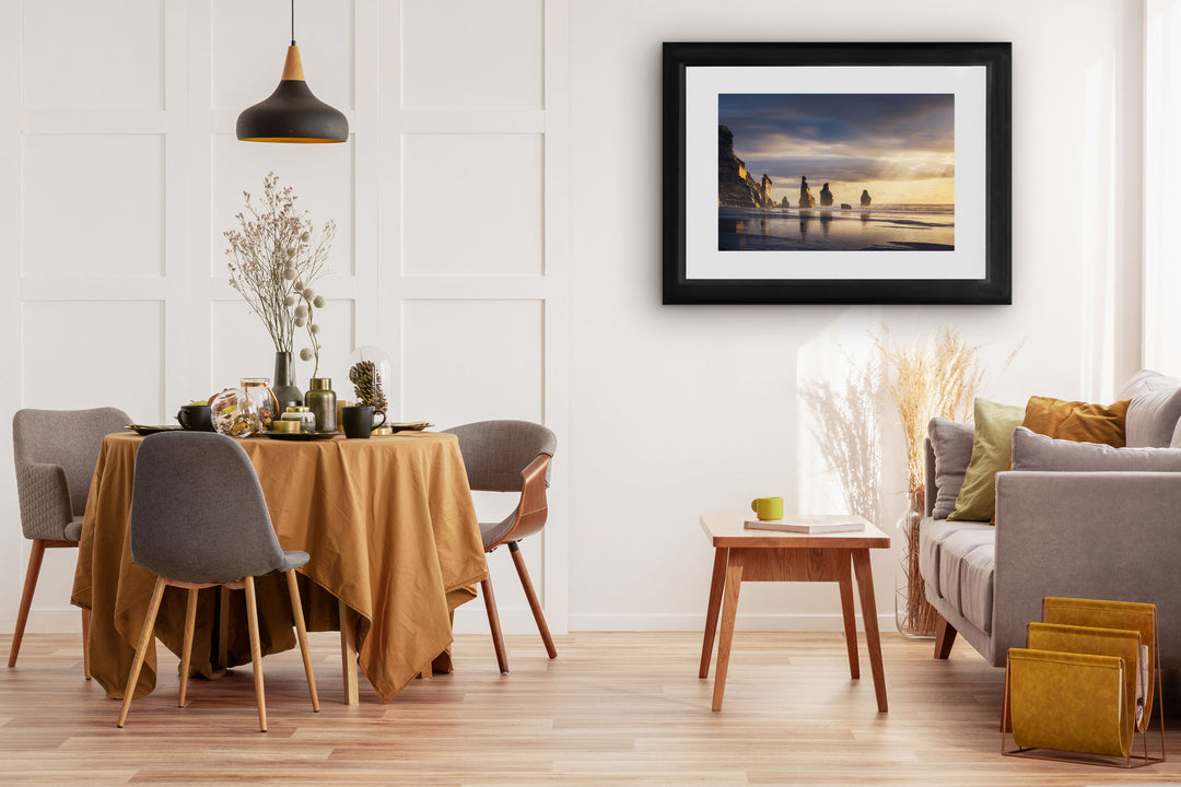 Tongaporutu - The Three Sisters at Sunset