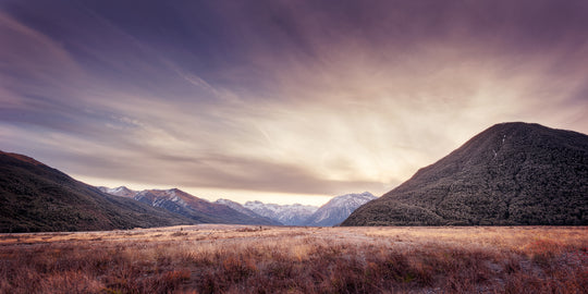 Arthurs Pass Sunset - Newzealandscapes photo canvas prints New Zealand