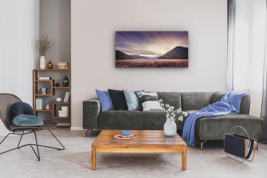 Photo print wall art of Arthur's Pass  in New Zealand