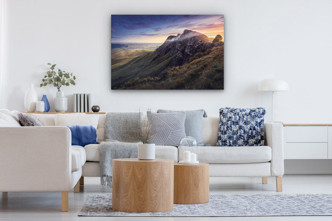 Havelock North - Setting Sun at Te Mata Peak