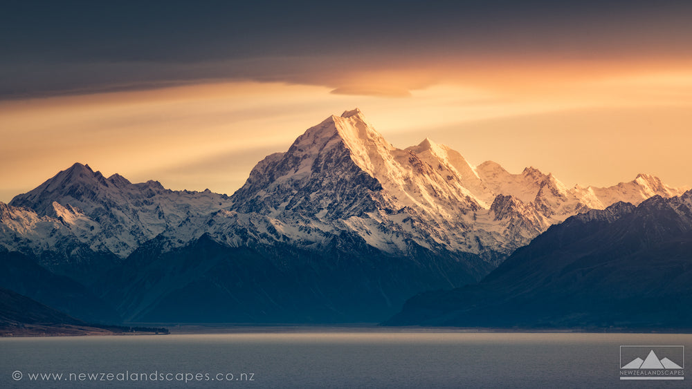 Mount Cook Sunrise - photo canvas prints wall art of New Zealand