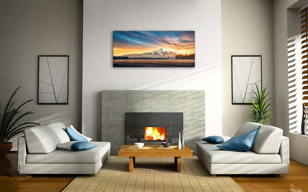 Mountainscape of the Southern Alps - Newzealandscapes photo canvas prints New Zealand