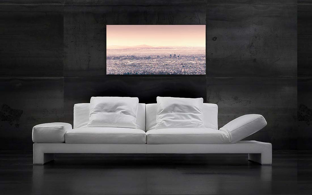 Pastel Christchurch Cityscape - Newzealandscapes photo canvas prints New Zealand