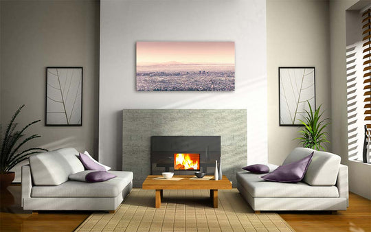 Pastel Christchurch Cityscape - Newzealandscapes photo canvas prints New Zealand