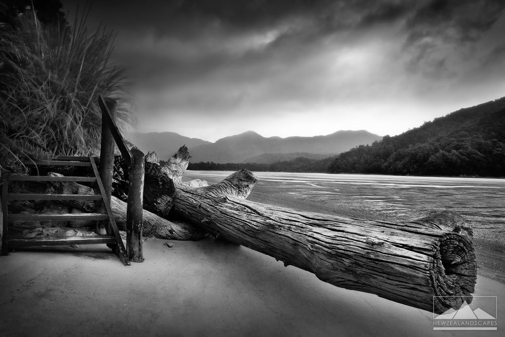 Storm Brewing at Abel Tasman - Newzealandscapes photo canvas prints New Zealand