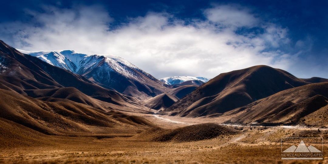 The Lindis Pass - Newzealandscapes photo canvas prints New Zealand