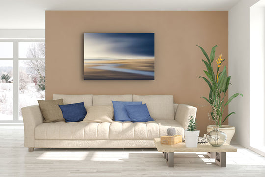 Stream to the Sea at Waihi Beach - Ex-display Canvas Print