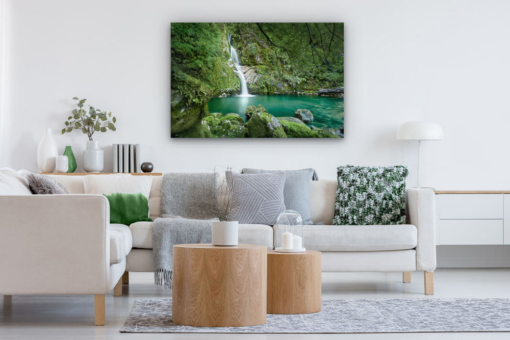 Lake Kaniere - Dorothy Falls | Ex-display Canvas Print