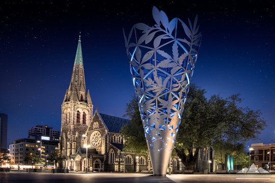 Christchurch Cathedral and Chalice - Newzealandscapes photo canvas prints New Zealand