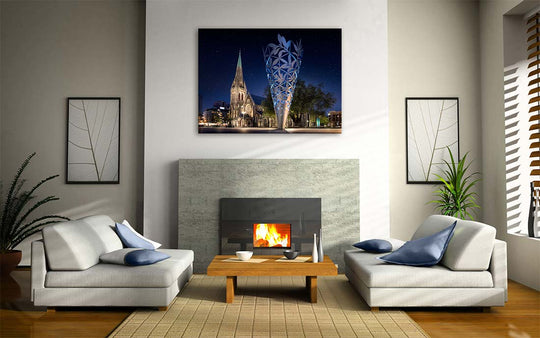 Christchurch Cathedral and Chalice - Newzealandscapes photo canvas prints New Zealand