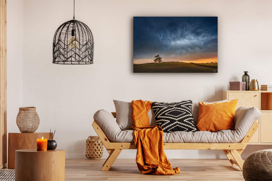 Wall art on lounge wall of quality canvas or photographic paper