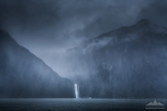 Milford Sound on canvas print or photo print by Newzealandscapes. Milford Sound in New Zealand.